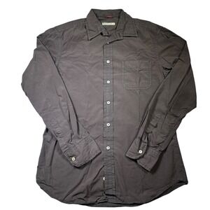 Mason's Brown Cotton Button Down Shirt Size Medium Made in‎ Italy